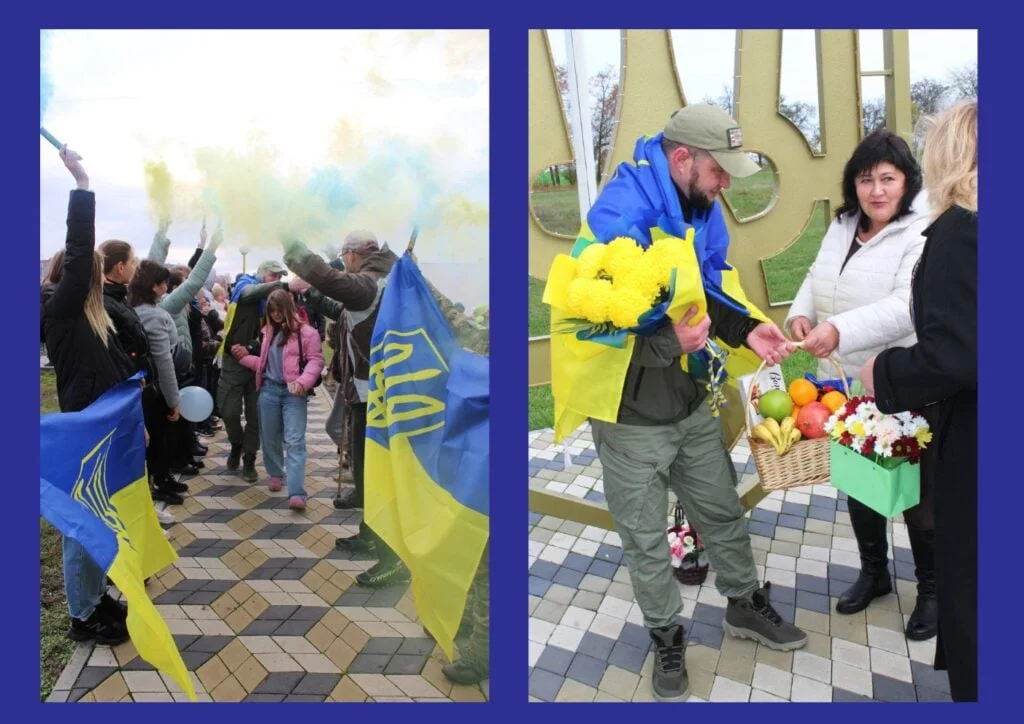 На Кіровоградщині у Долинській зустріли звільненого з полону Олега Найденка