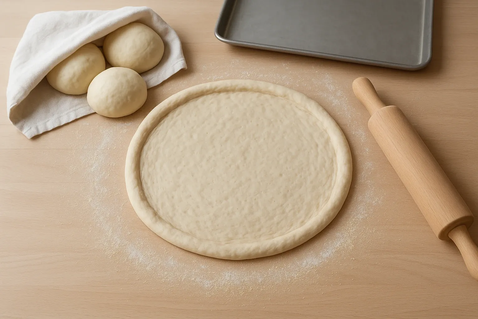 Як приготувати тісто для піци