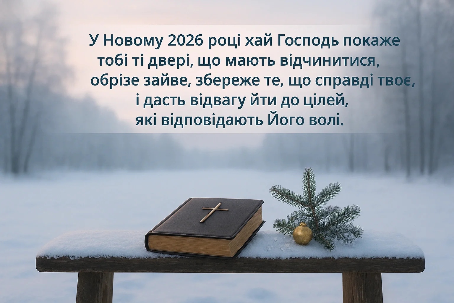 Християнські привітання з Новим роком 2026