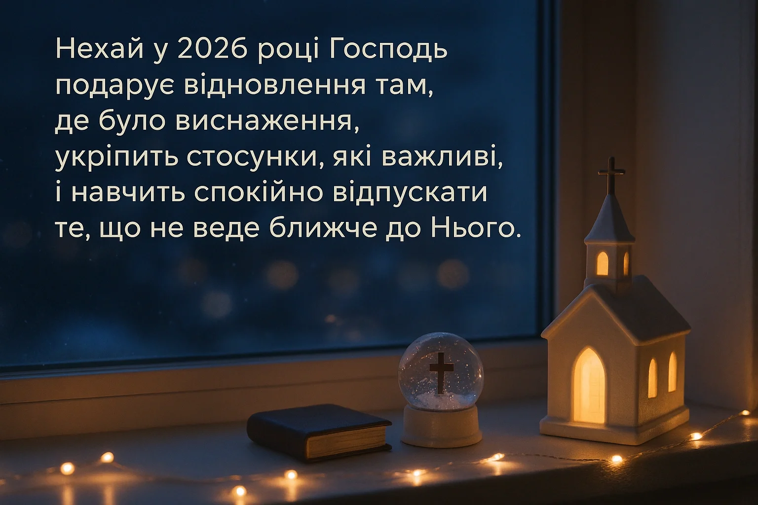 Християнські привітання з Новим роком 2026
