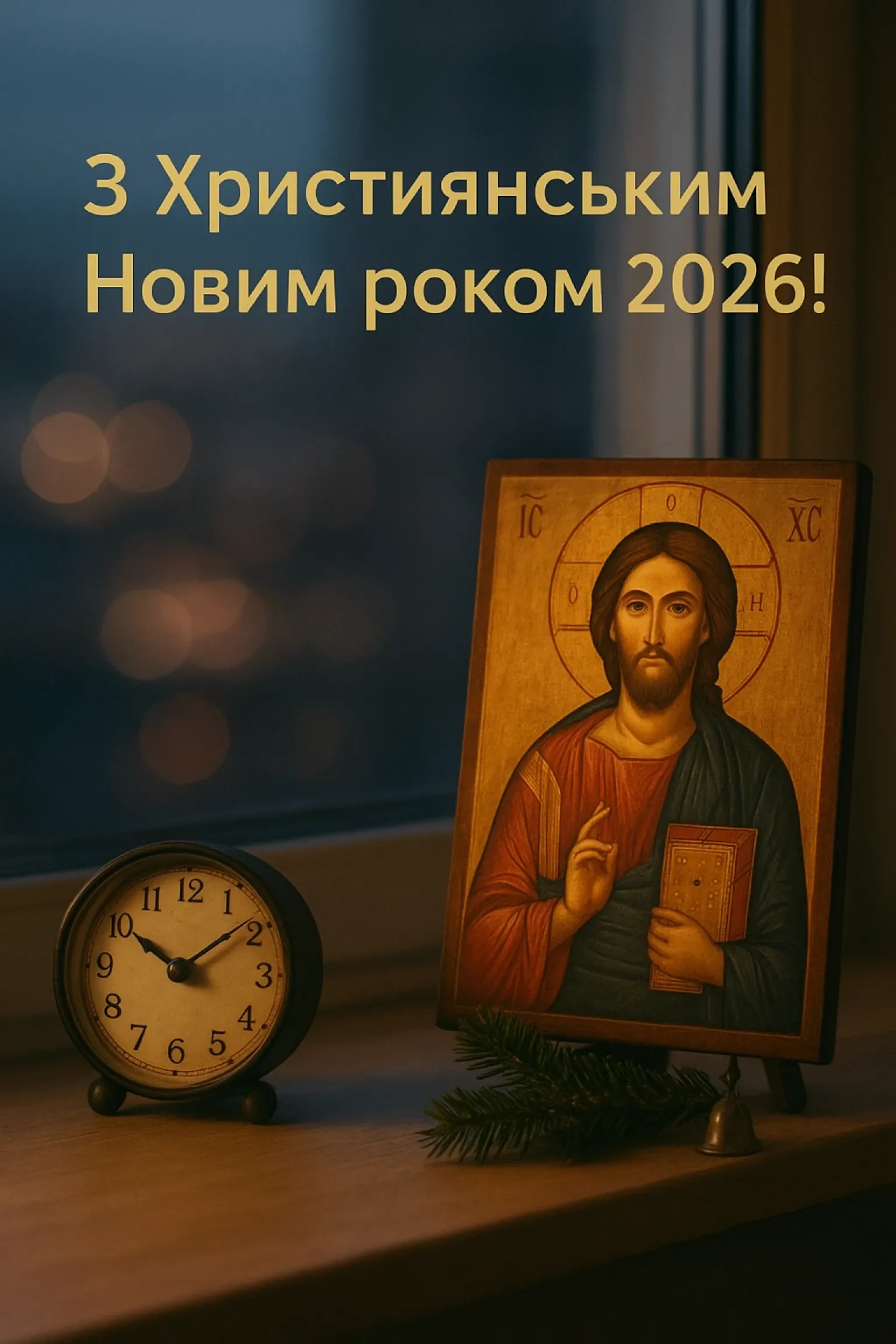 Християнські привітання з Новим роком 2026