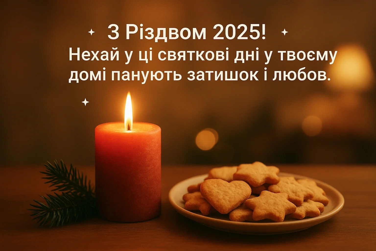 Привітання з різдвом 2025