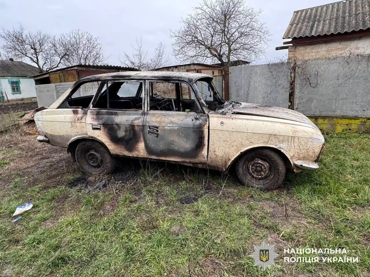 Підпал автомобіля на Кіровоградщині: місцевого жителя підозрюють у злочині