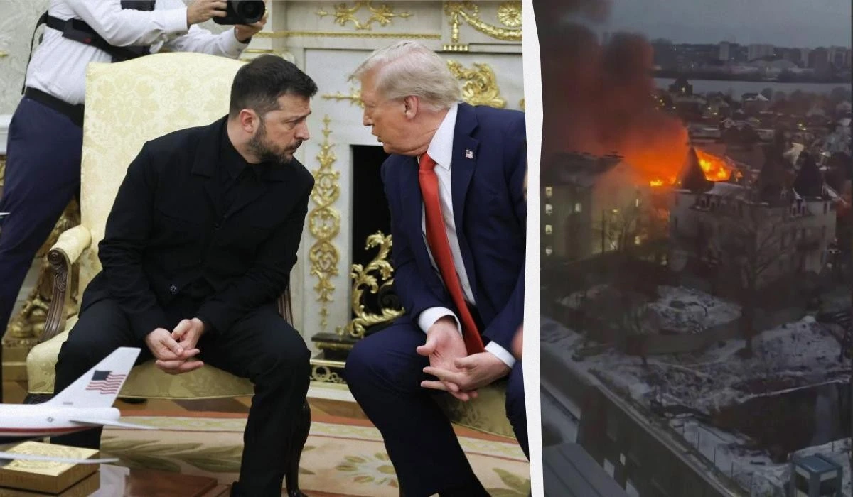 Цинічна атака Росії напередодні зустрічі Зеленського та Трампа: Київ під ракетним обстрілом
