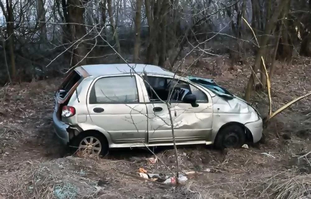Нічна аварія під Созонівкою: Daewoo Matiz перекинувся, обійшлося без травм