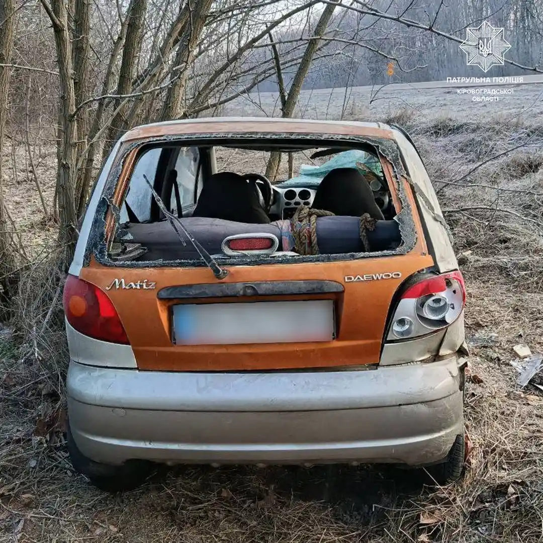Нічна аварія під Созонівкою: Daewoo Matiz перекинувся, обійшлося без травм