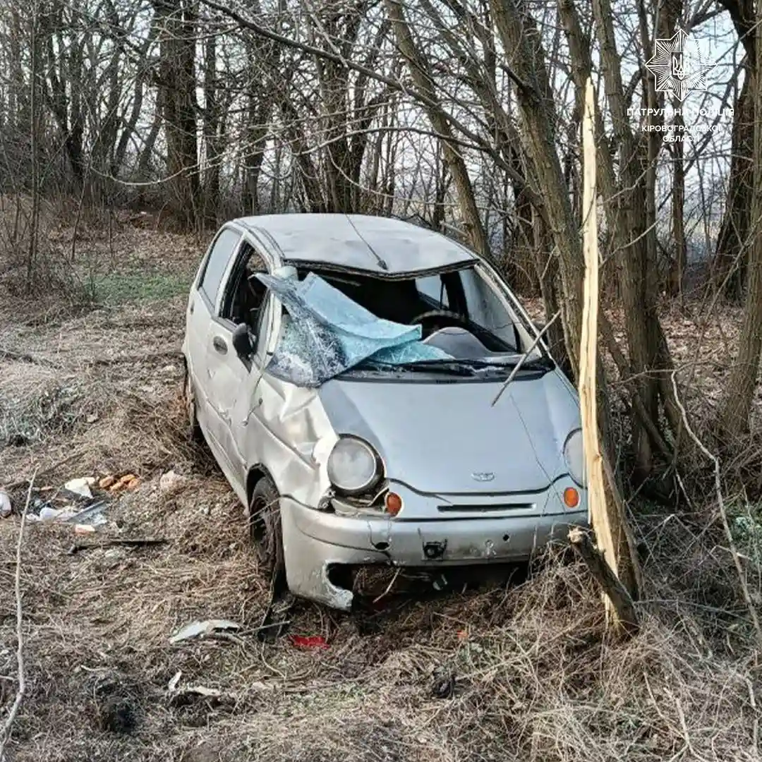 Нічна аварія під Созонівкою: Daewoo Matiz перекинувся, обійшлося без травм