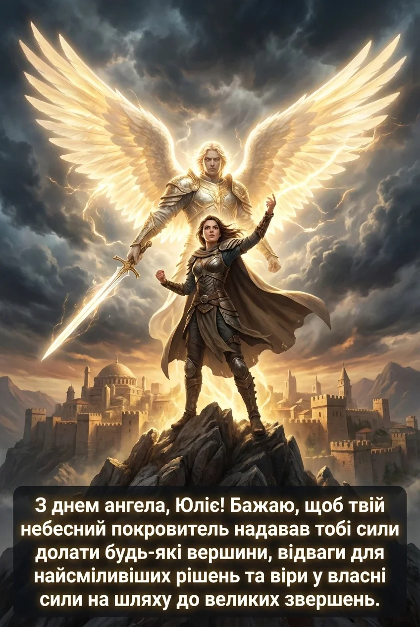 привітання з днем ангела юлія