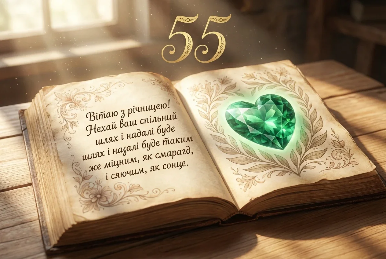 55 років весілля