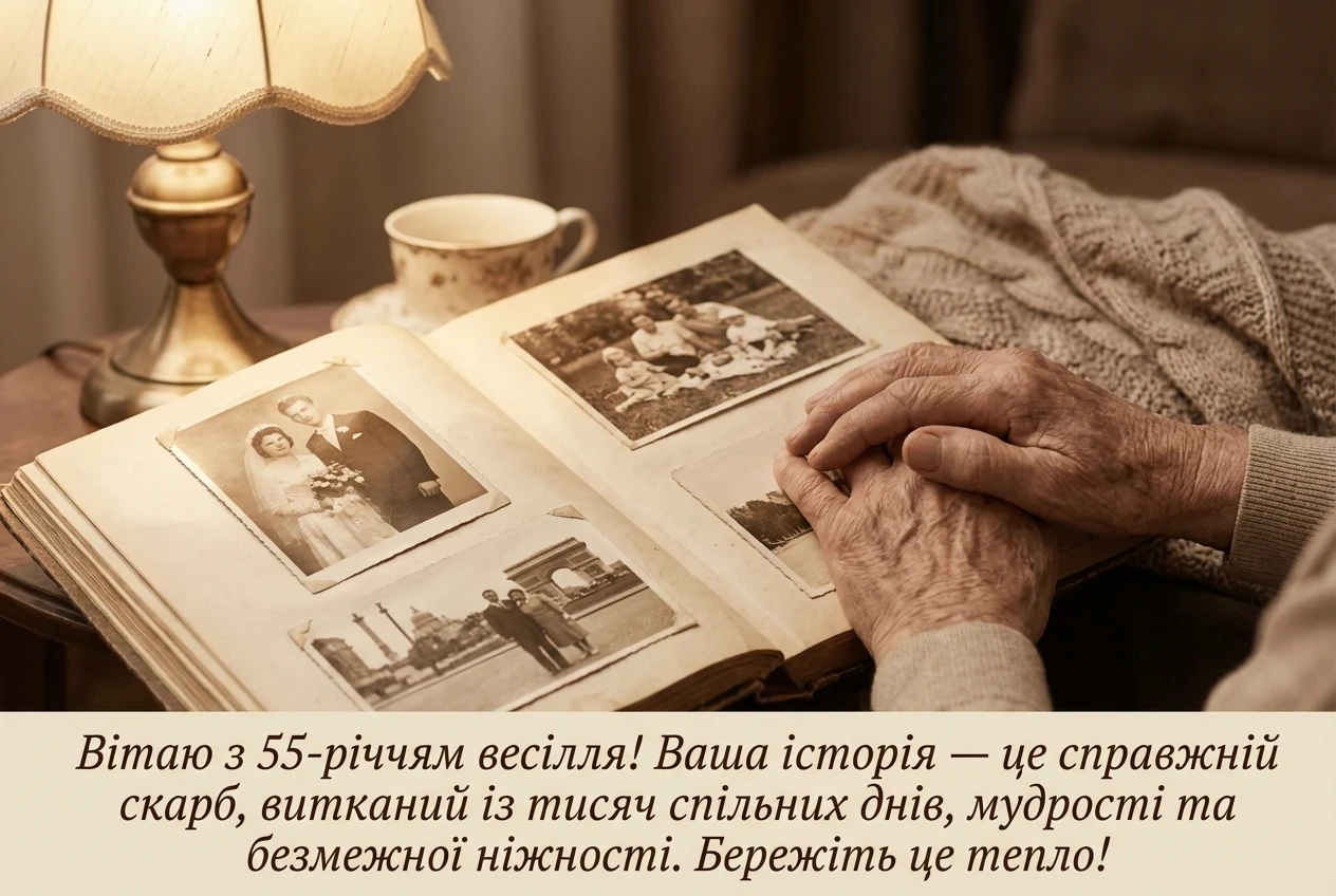 55 років весілля