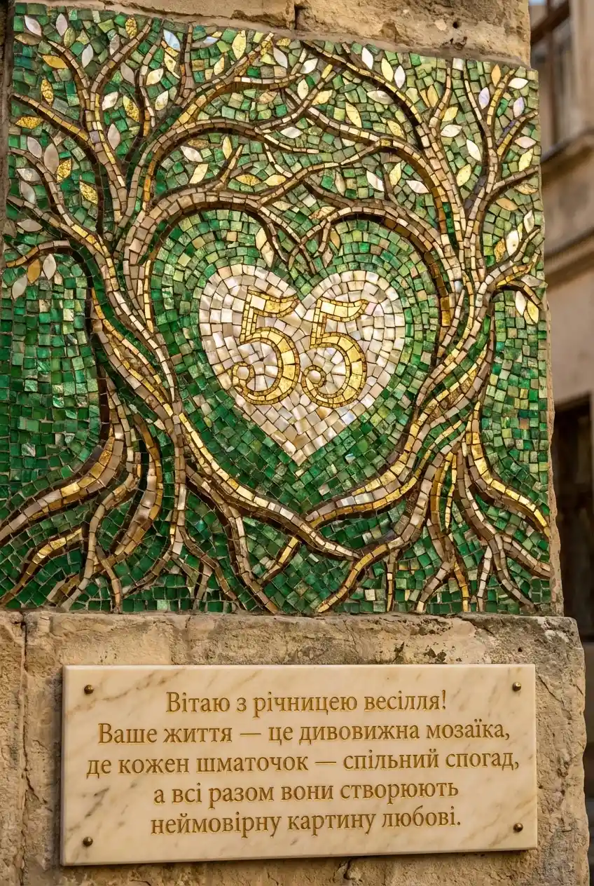 55 років весілля