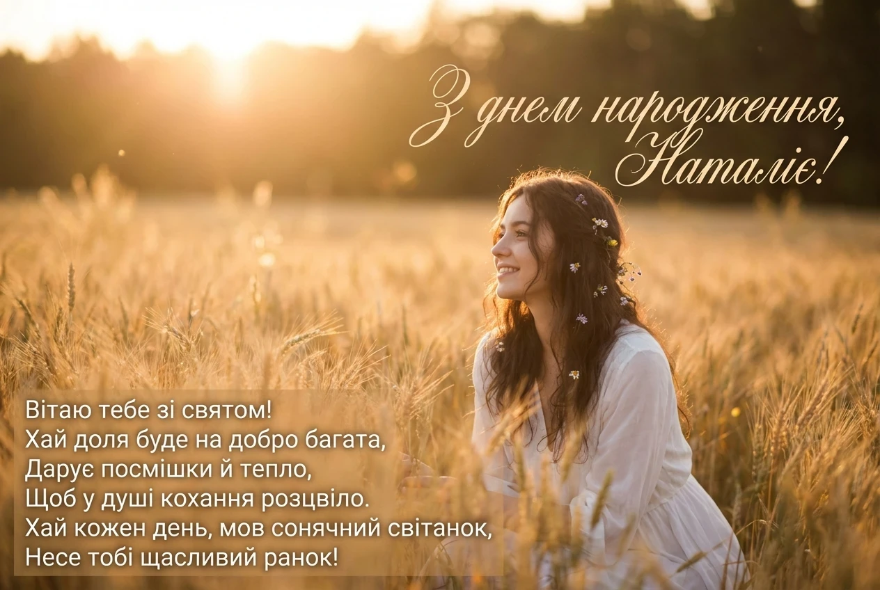 з днем народження Наталія картинки