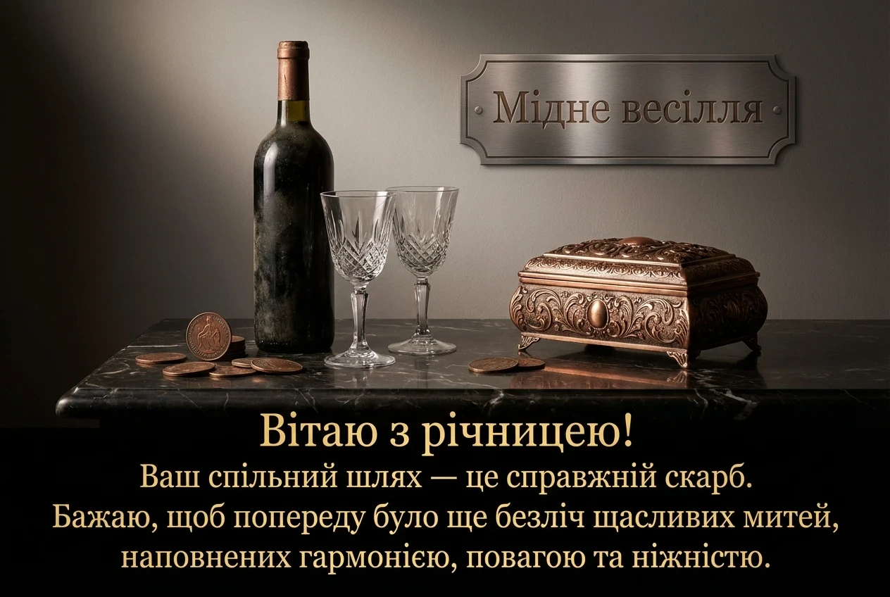 з річницею мідне весілля 32 роки