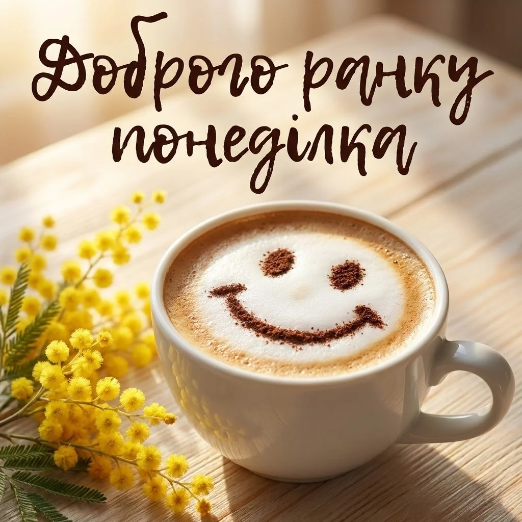 Доброго ранку понеділка: найкращі картинки та душевні побажання для натхненного початку тижня