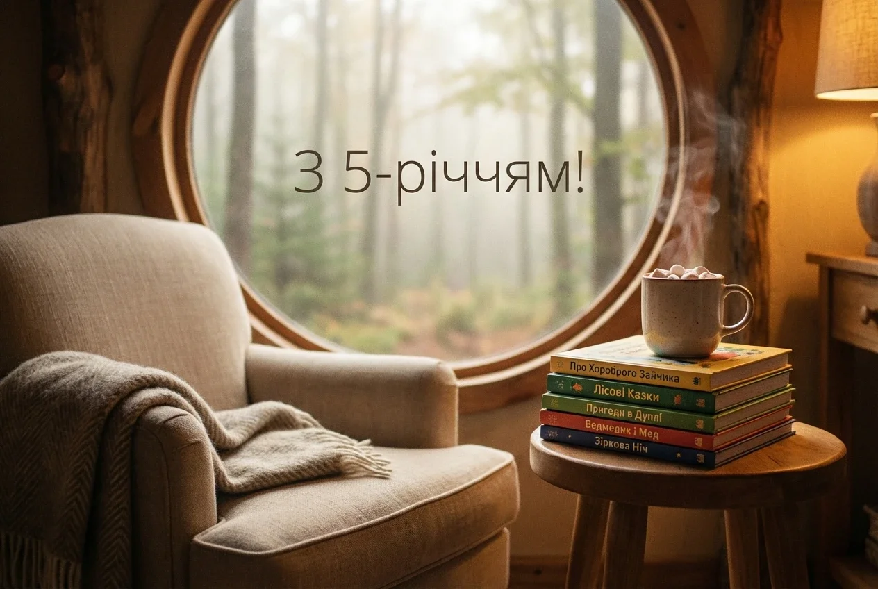 вітання з днем народження 5 років