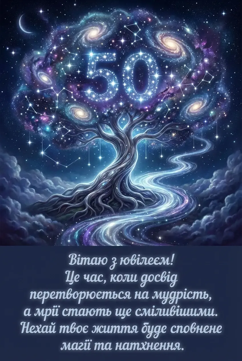 вітаю з ювілеєм 50