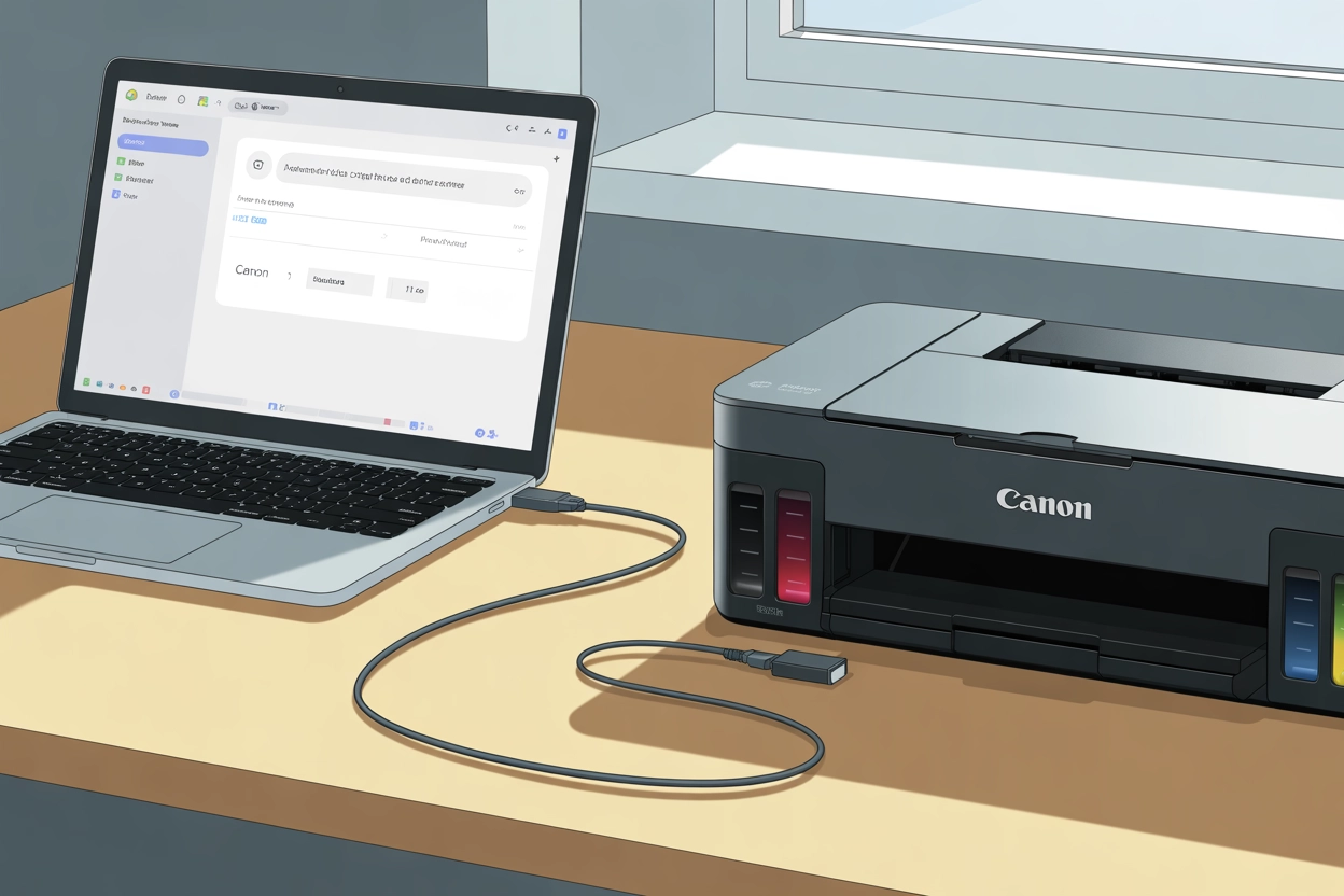 Як підключити принтер Canon до ноутбука та налаштувати його роботу