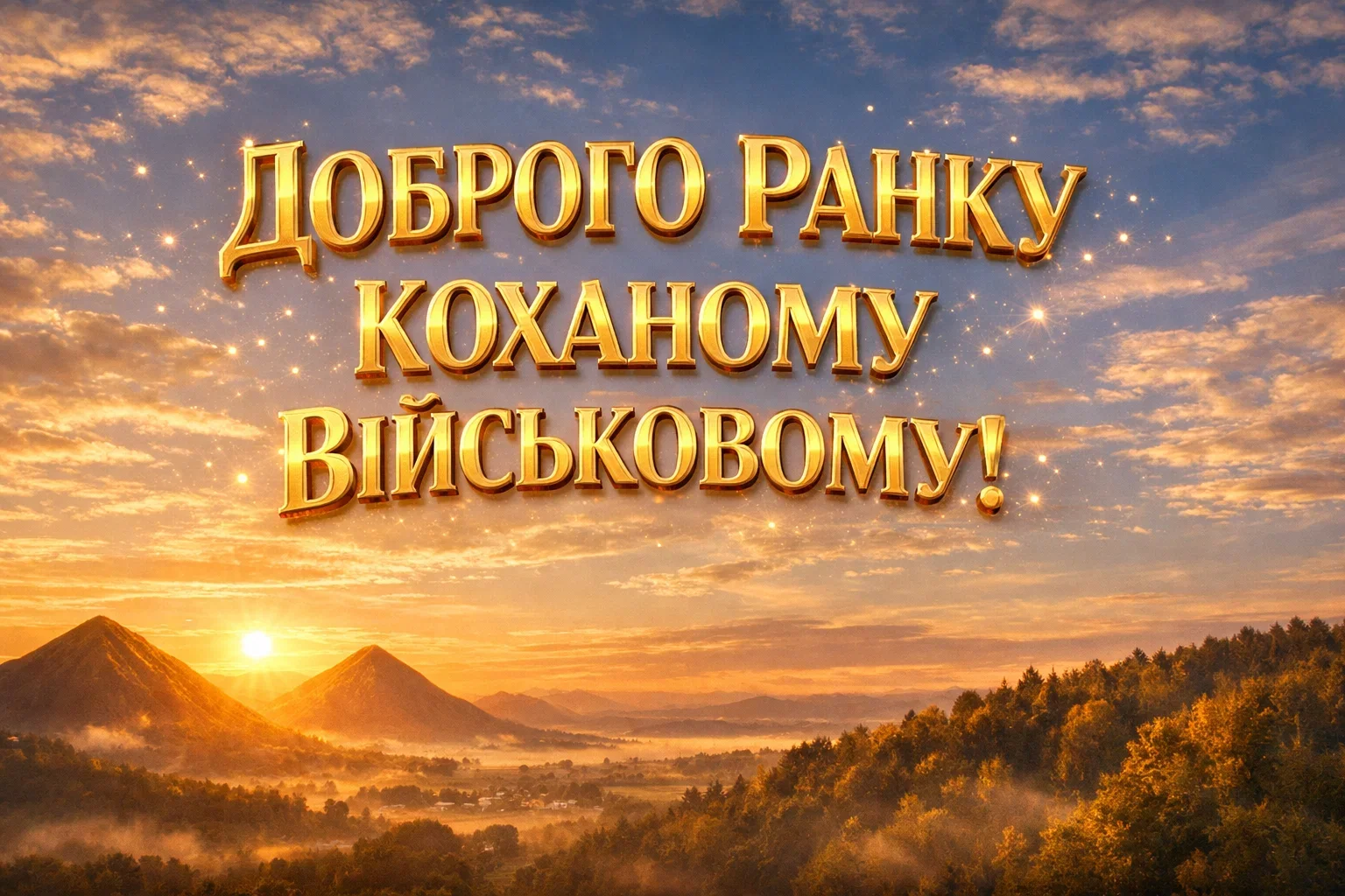 Доброго ранку коханому військовому: зворушливі картинки та душевні побажання для підтримки духу