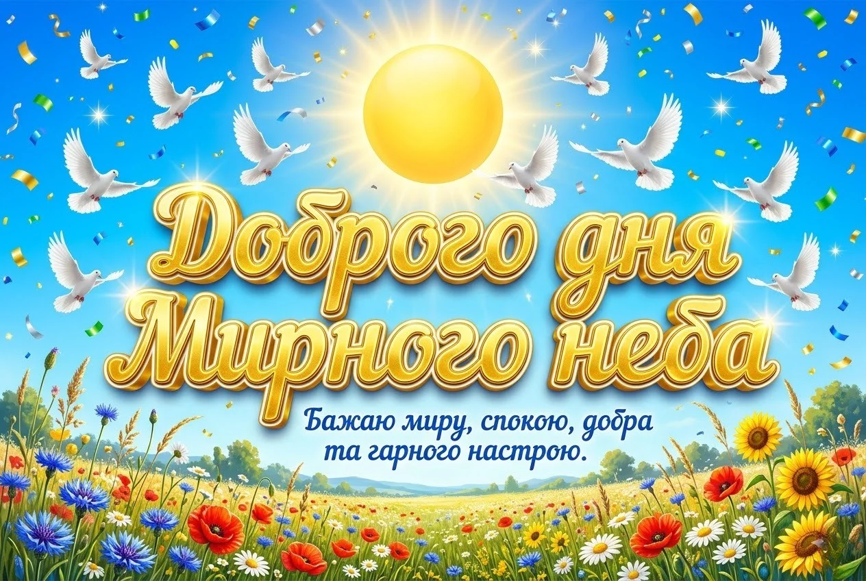 Картинки доброго дня та мирного неба: душевні листівки та щирі побажання для близьких