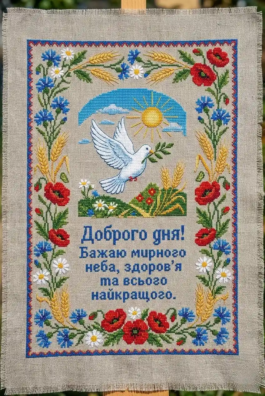Картинки доброго дня та мирного неба: душевні листівки та щирі побажання для близьких