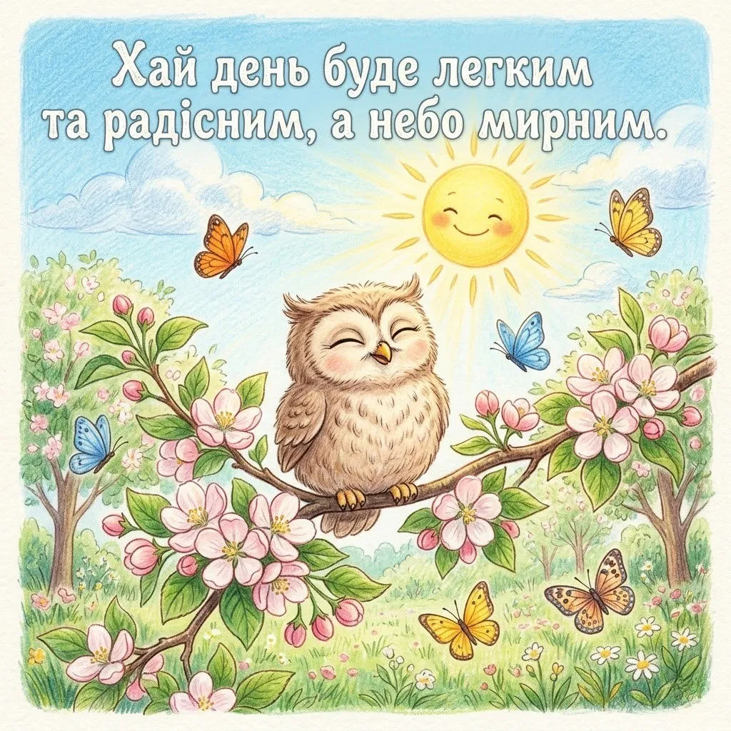 Картинки доброго дня та мирного неба: душевні листівки та щирі побажання для близьких