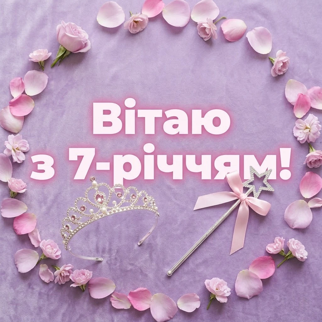 Найкращі привітання з 7-річчям дівчинці: вірші, проза та щирі слова