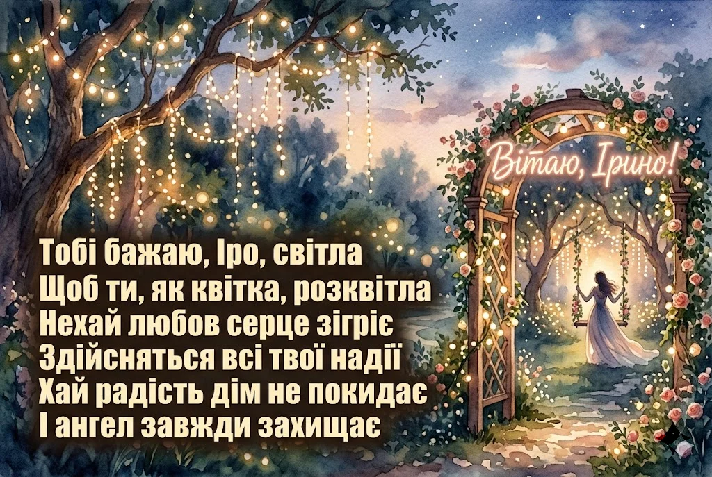 З днем народження, Ірино: найкраща добірка привітань у віршах та прозі