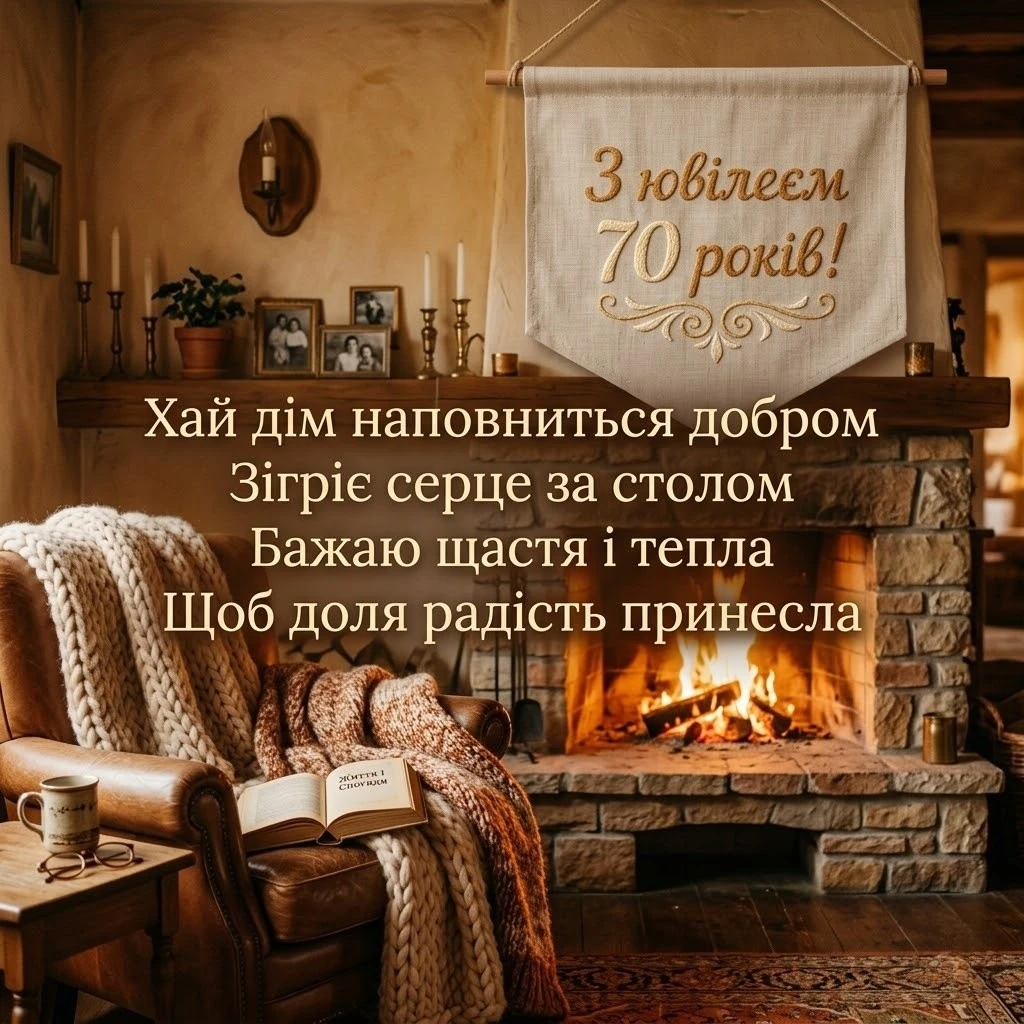 З ювілеєм 70 років! Добірка найтепліших побажань для жінок у віршах та прозі