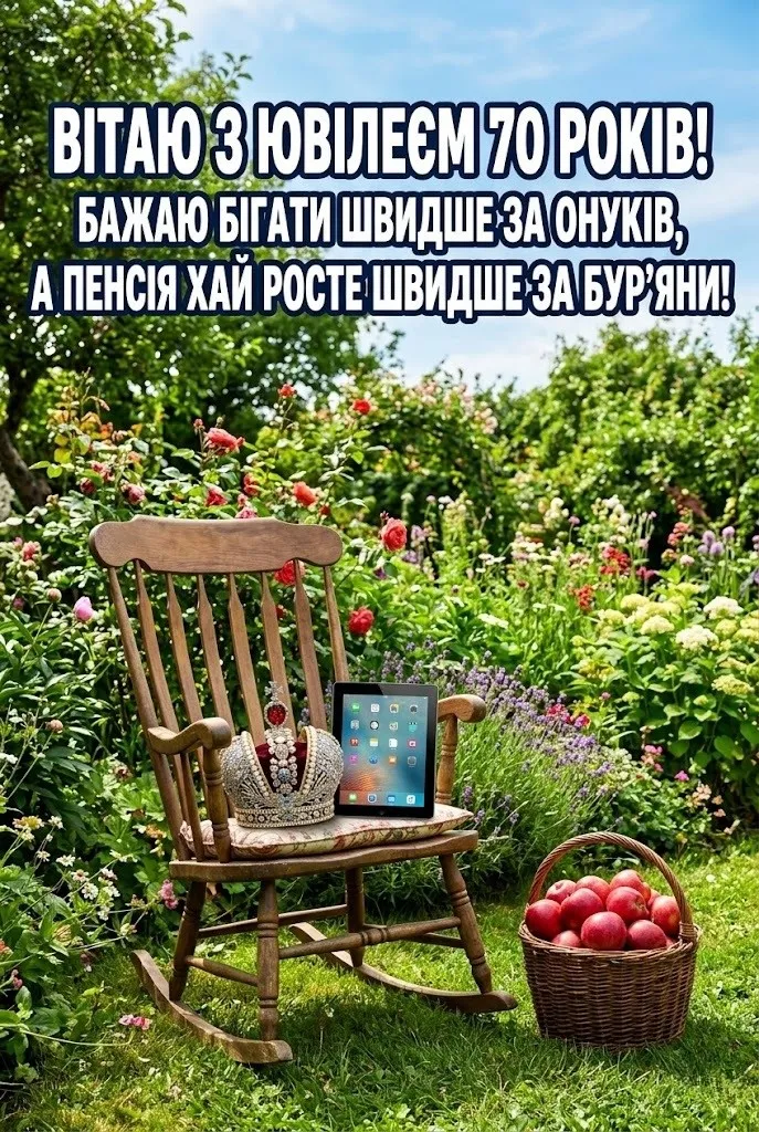 З ювілеєм 70 років! Добірка найтепліших побажань для жінок у віршах та прозі