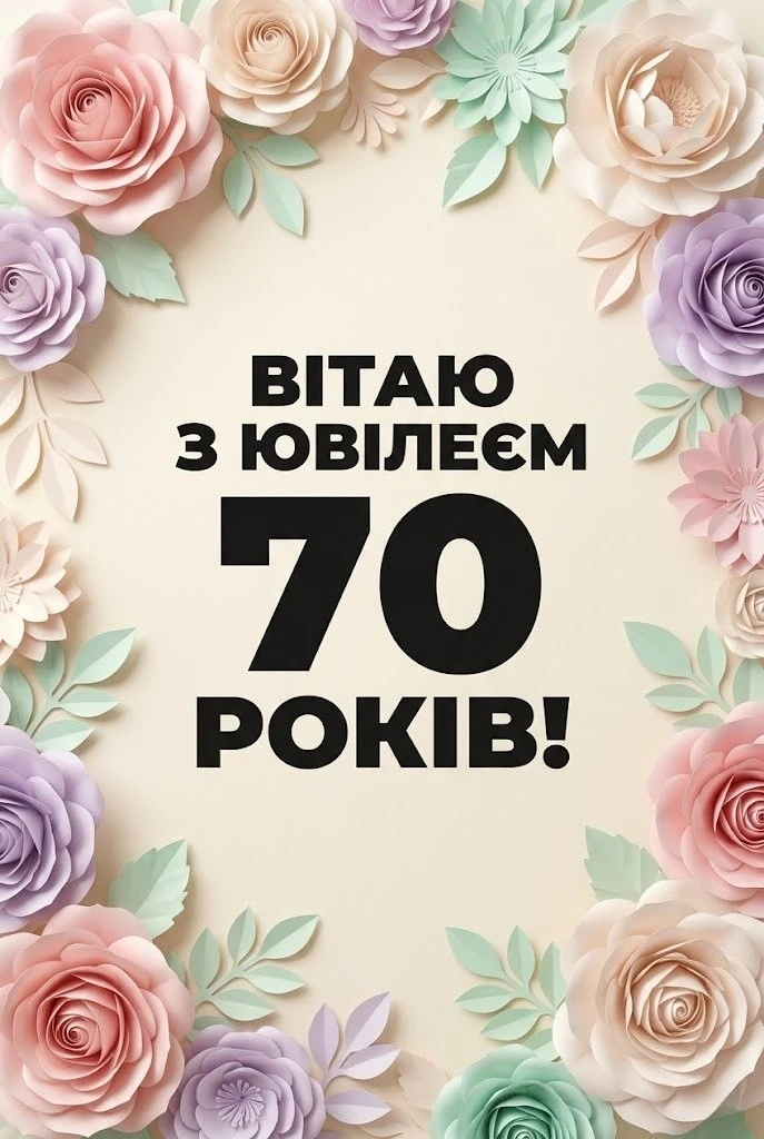 З ювілеєм 70 років! Добірка найтепліших побажань для жінок у віршах та прозі