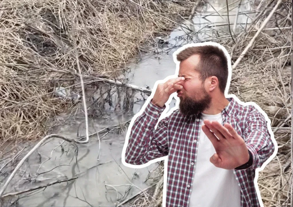 Брудна вода біля Лісопаркової у Кропивницькому: водоканал пояснив причину витоку