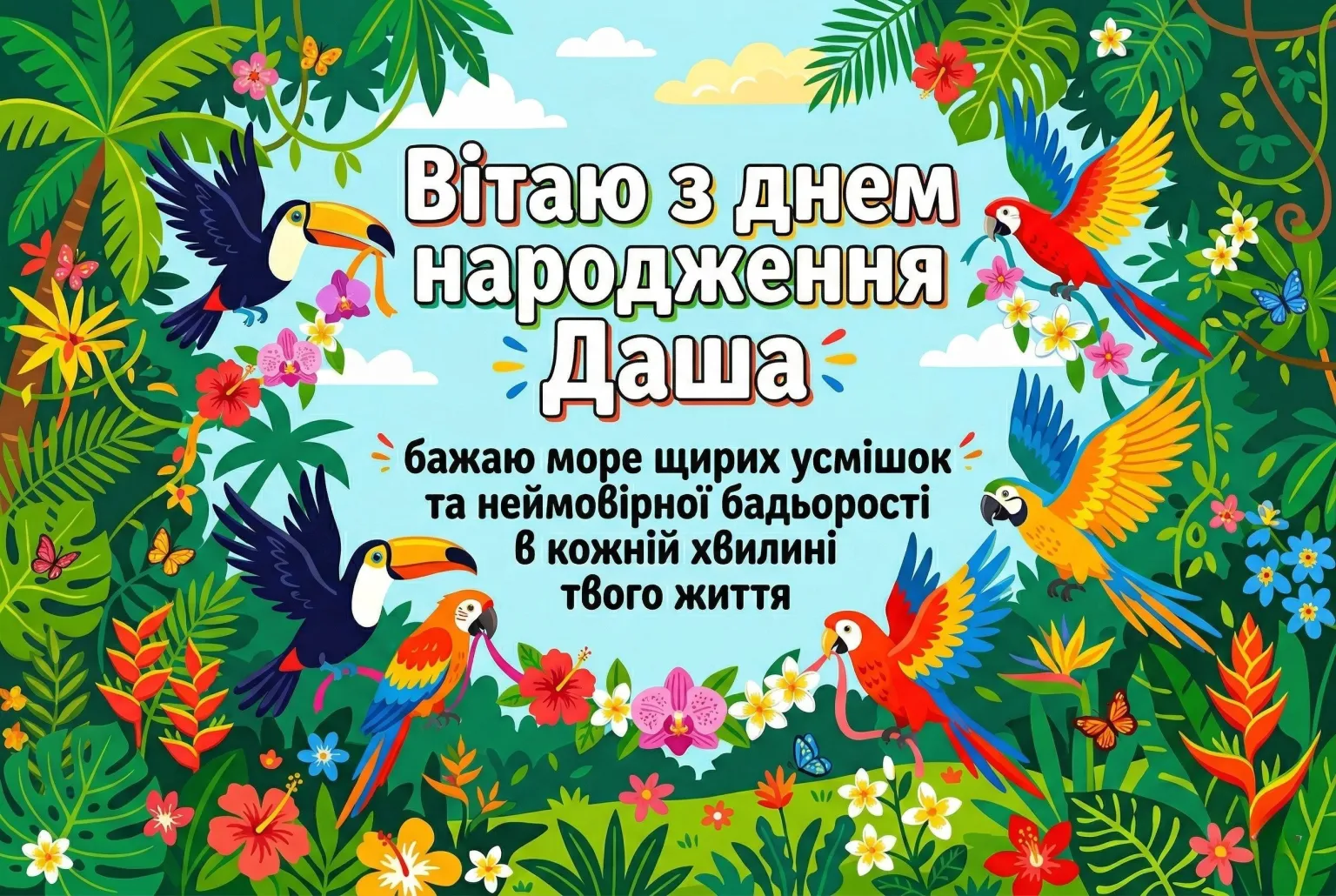 Вітаю з днем народження, Даша: щирі побажання та теплі слова