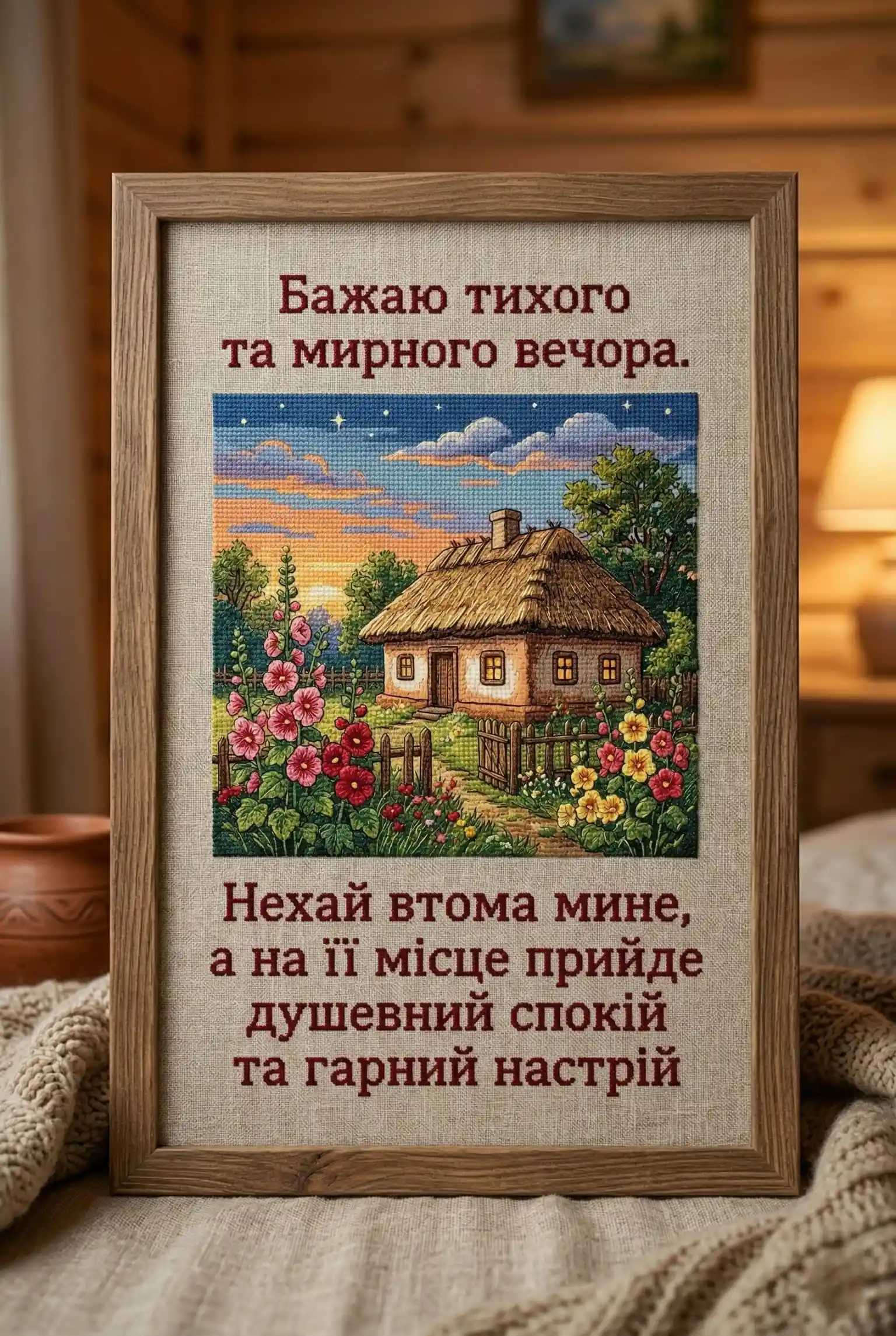 Доброго тихого вечора: найкращі картинки та душевні побажання для затишного відпочинку