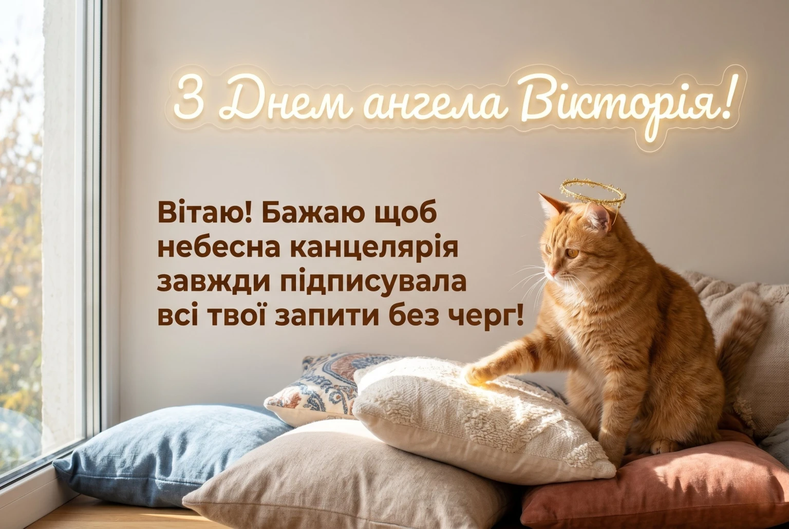 Найкращі привітання з днем ангела Вікторії: вірші, проза та красиві листівки