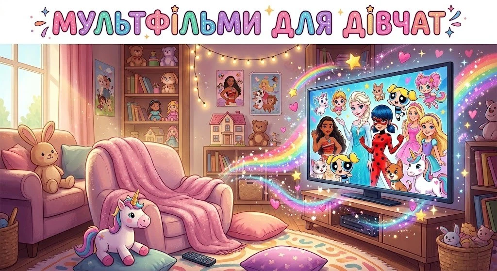 Кращі мультфільми для дівчат усіх вікових категорій