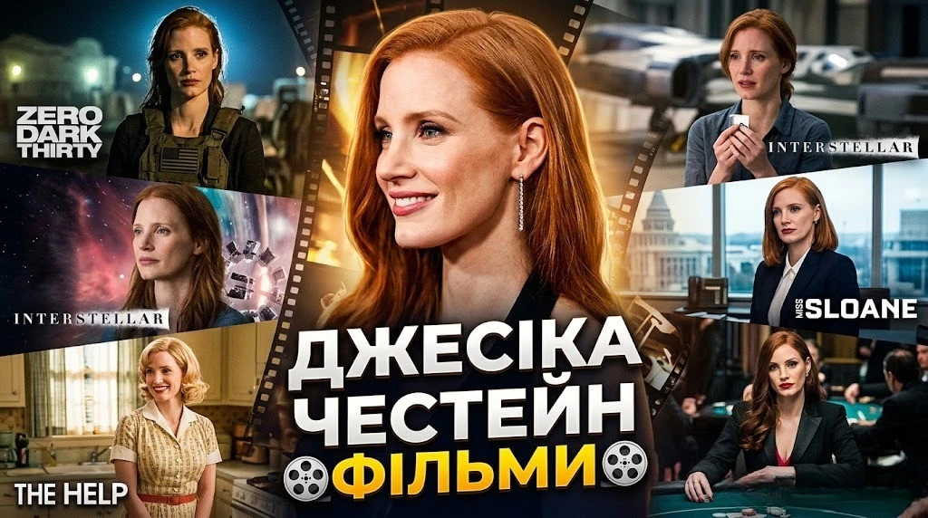 ТОП 20 фільмів Джесіки Честейн повний перелік