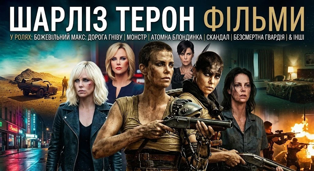 Шарліз Терон: фільми усіх жанрів і десятиліть