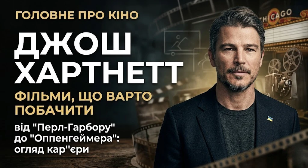 Повна добірка фільмів Джоша Хартнетта для фанатів