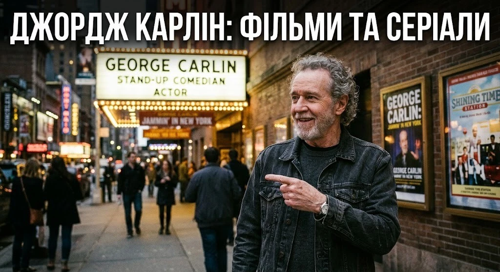 Фільми й серіали за участю Джорджа Карліна