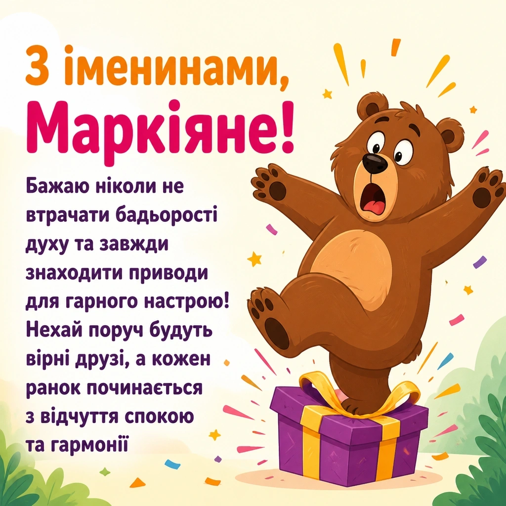іменини маркіяна