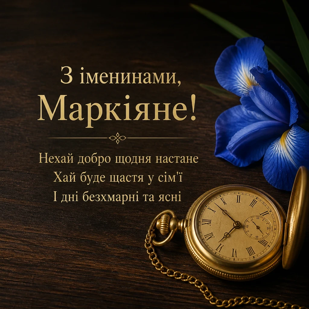 іменини маркіяна