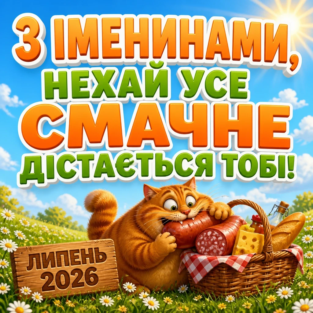 іменини липень 2026
