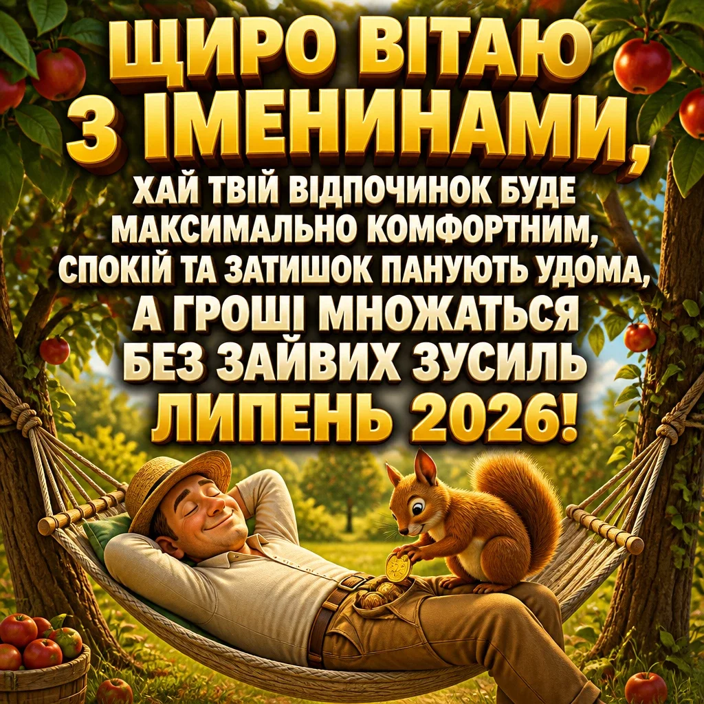 іменини липень 2026