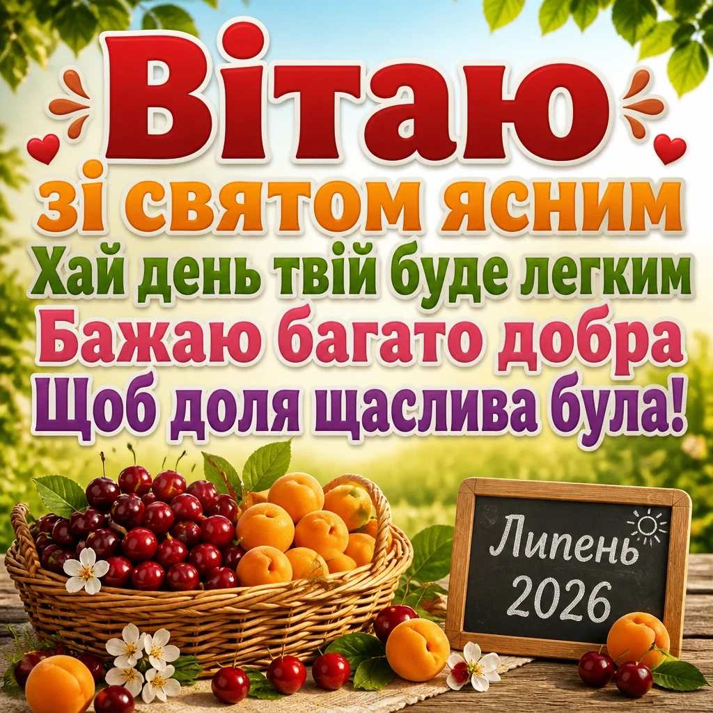 іменини липень 2026