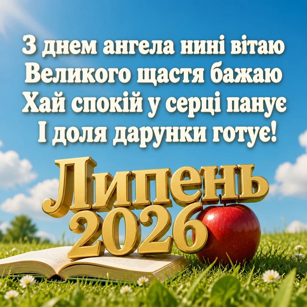 іменини липень 2026