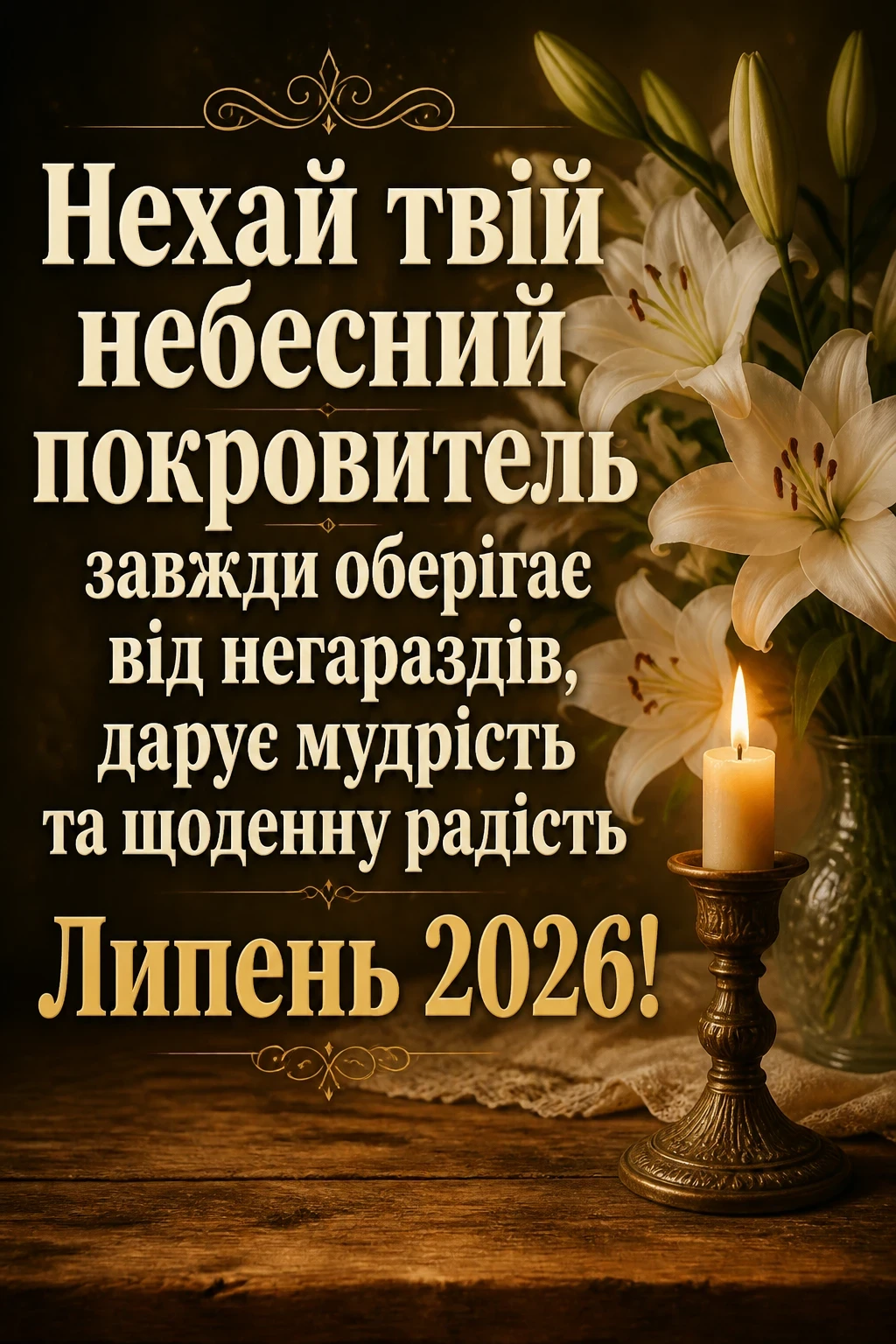 іменини липень 2026