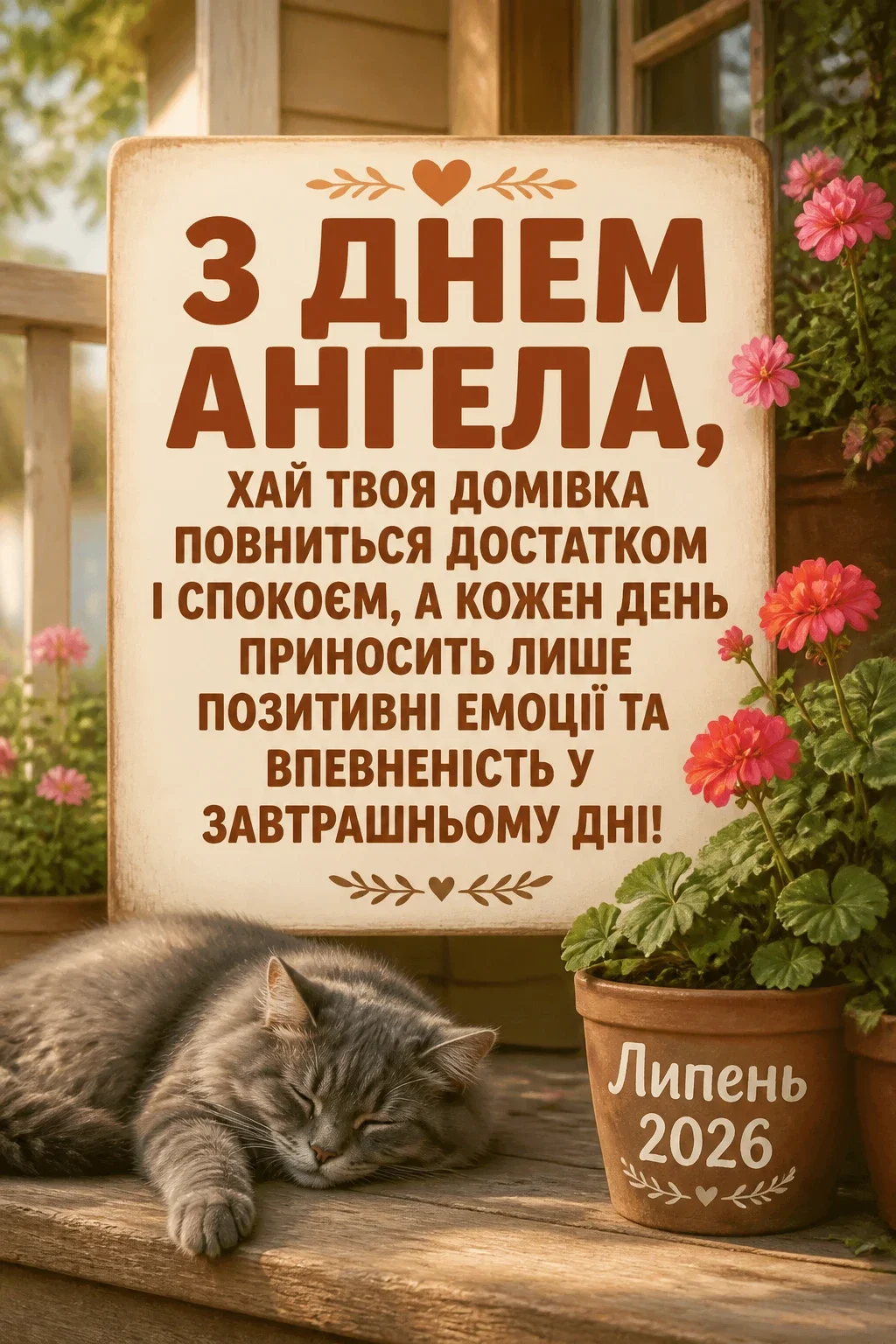 іменини липень 2026