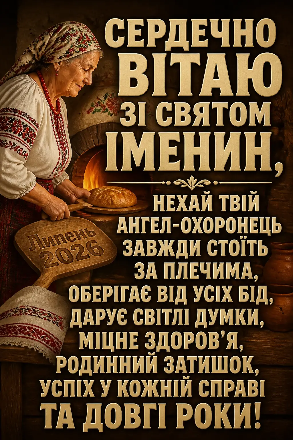 іменини липень 2026