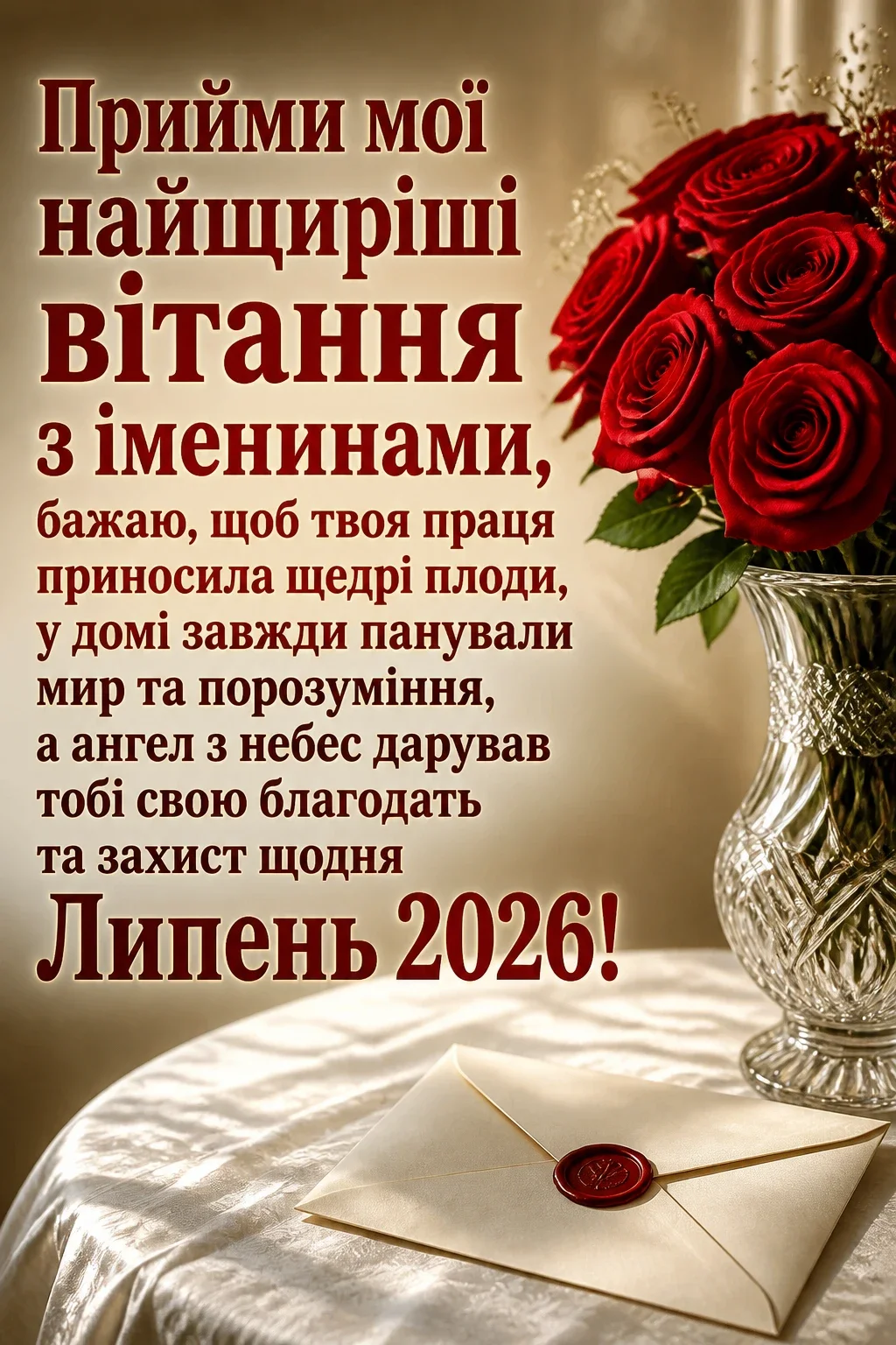 іменини липень 2026