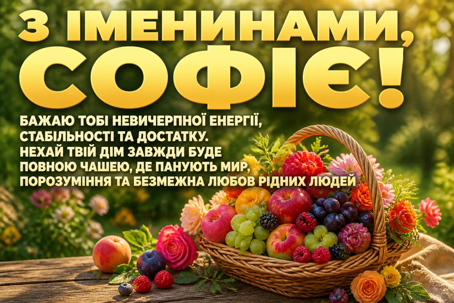іменини софіі